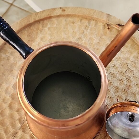 Copper Coffee Pot Coppercraft Guild Turkish Style Coffee Pot - Picture 10 of 13